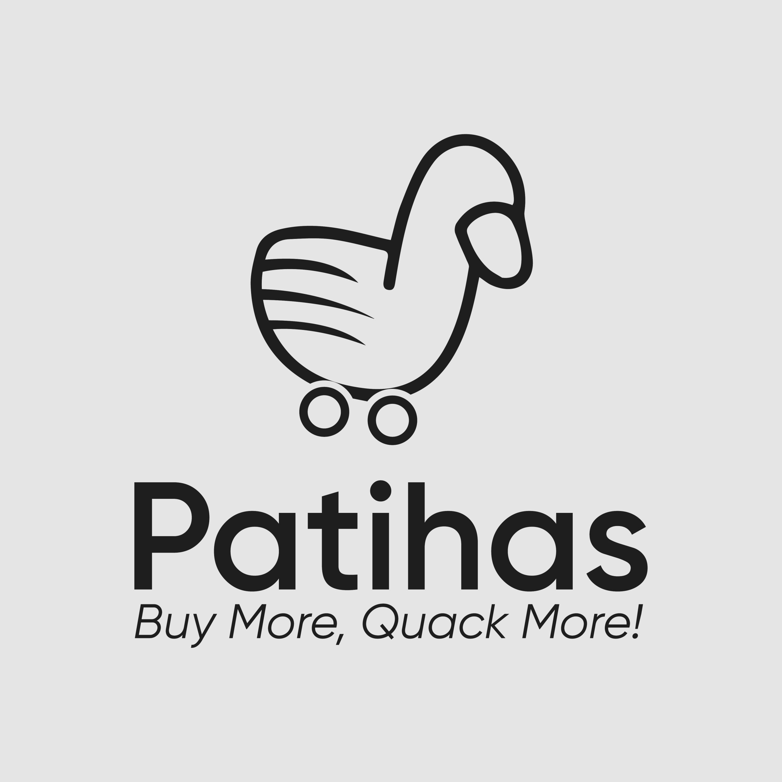 Black and white Patihas logo – representing our mission to deliver quality gadgets and accessories.