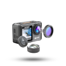 Ausek AT-S81TR Waterproof Dual Display 5K Action Camera With Filter